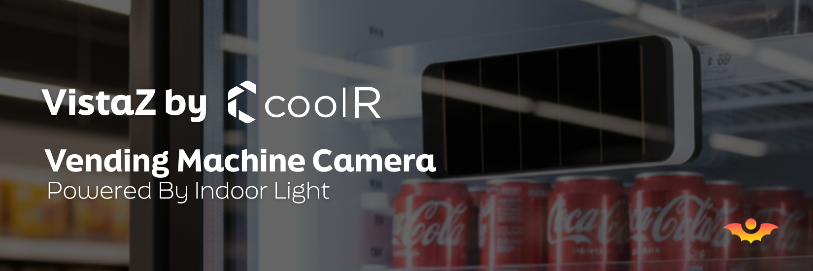 VistaZ Vending Machine Camera Powered by Indoor Light